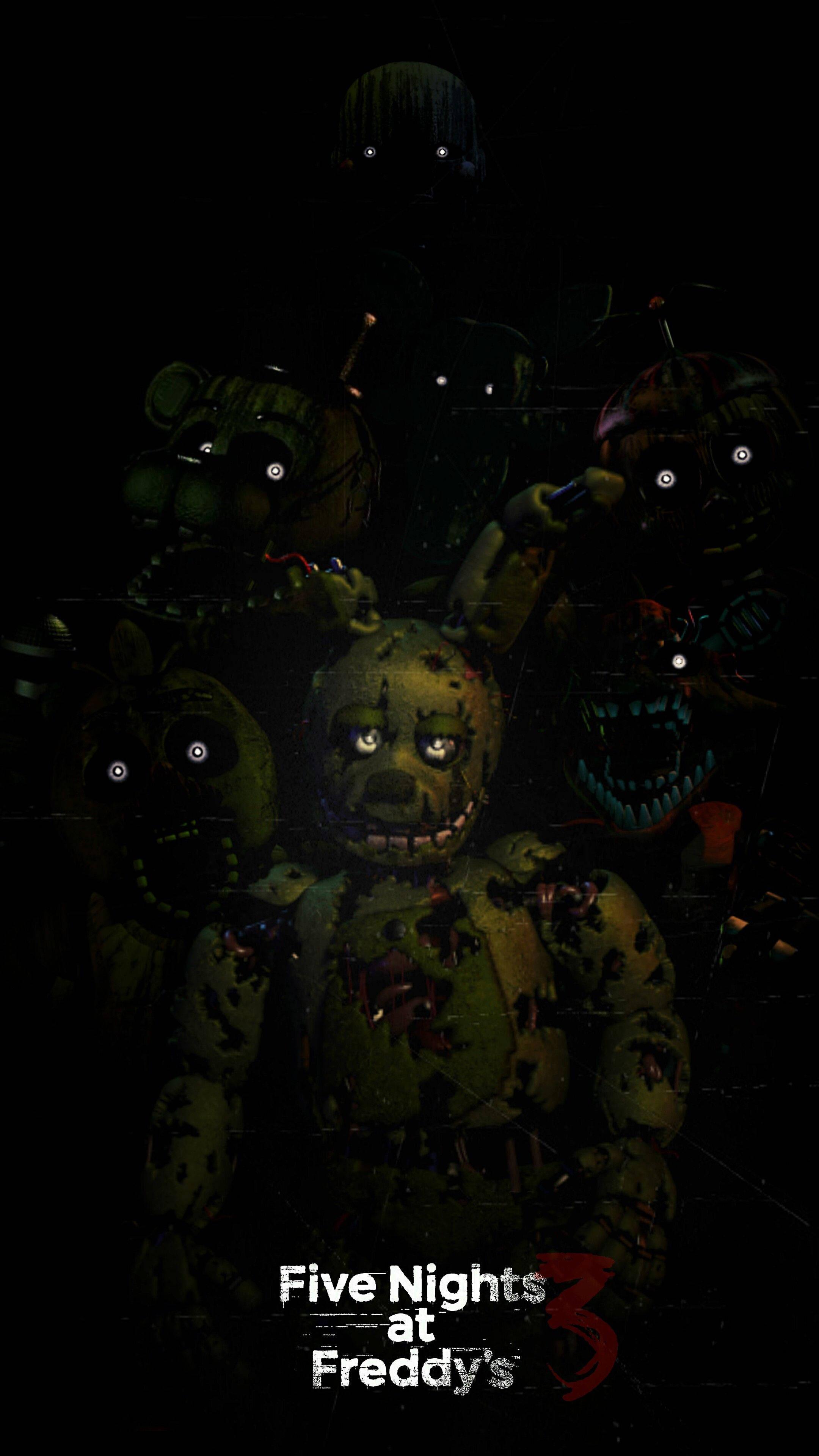 SpringTrap Leads FNAF — 2160x3840 wallpaper