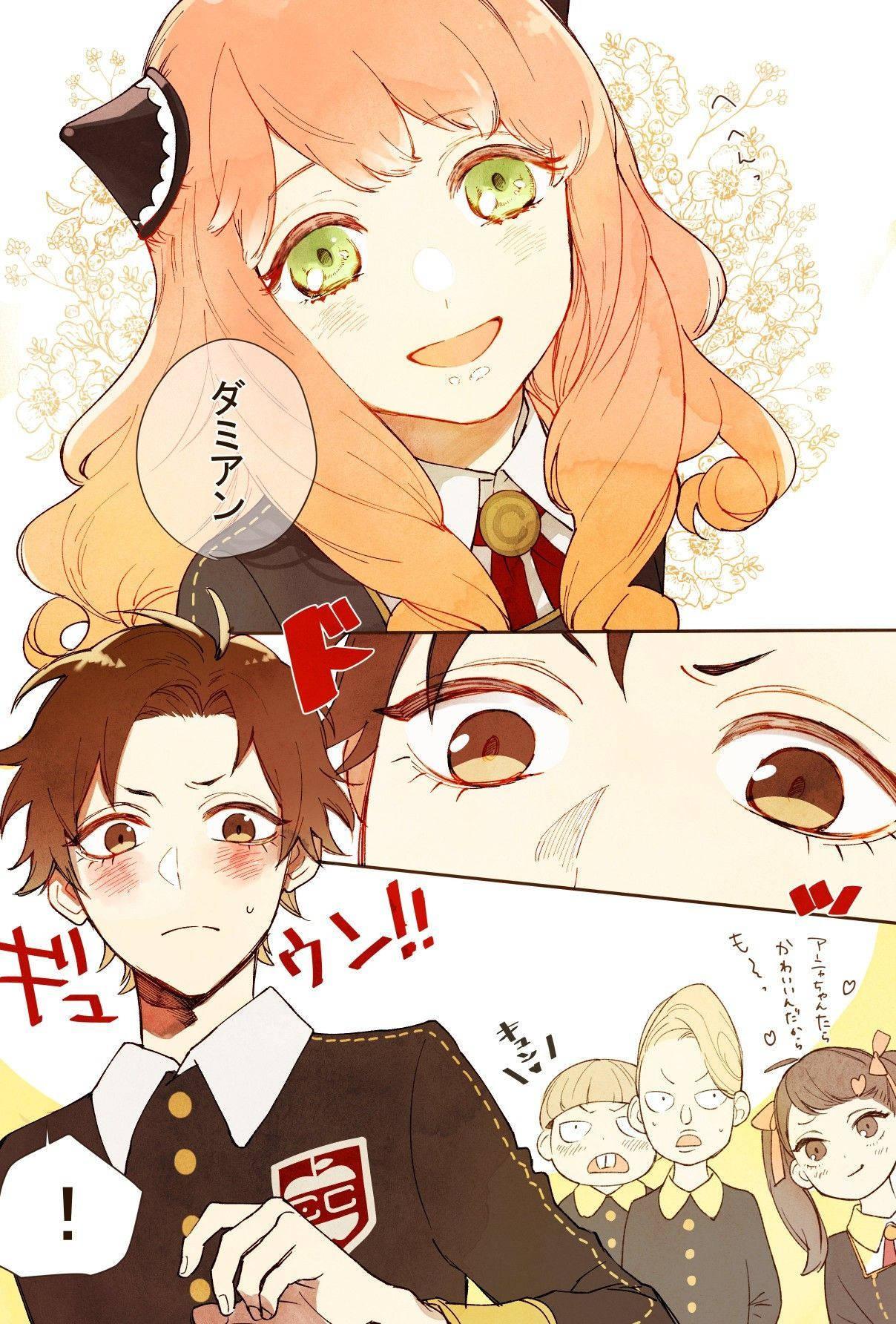 Spy X Family Colored Manga Page — 1208x1784 wallpaper
