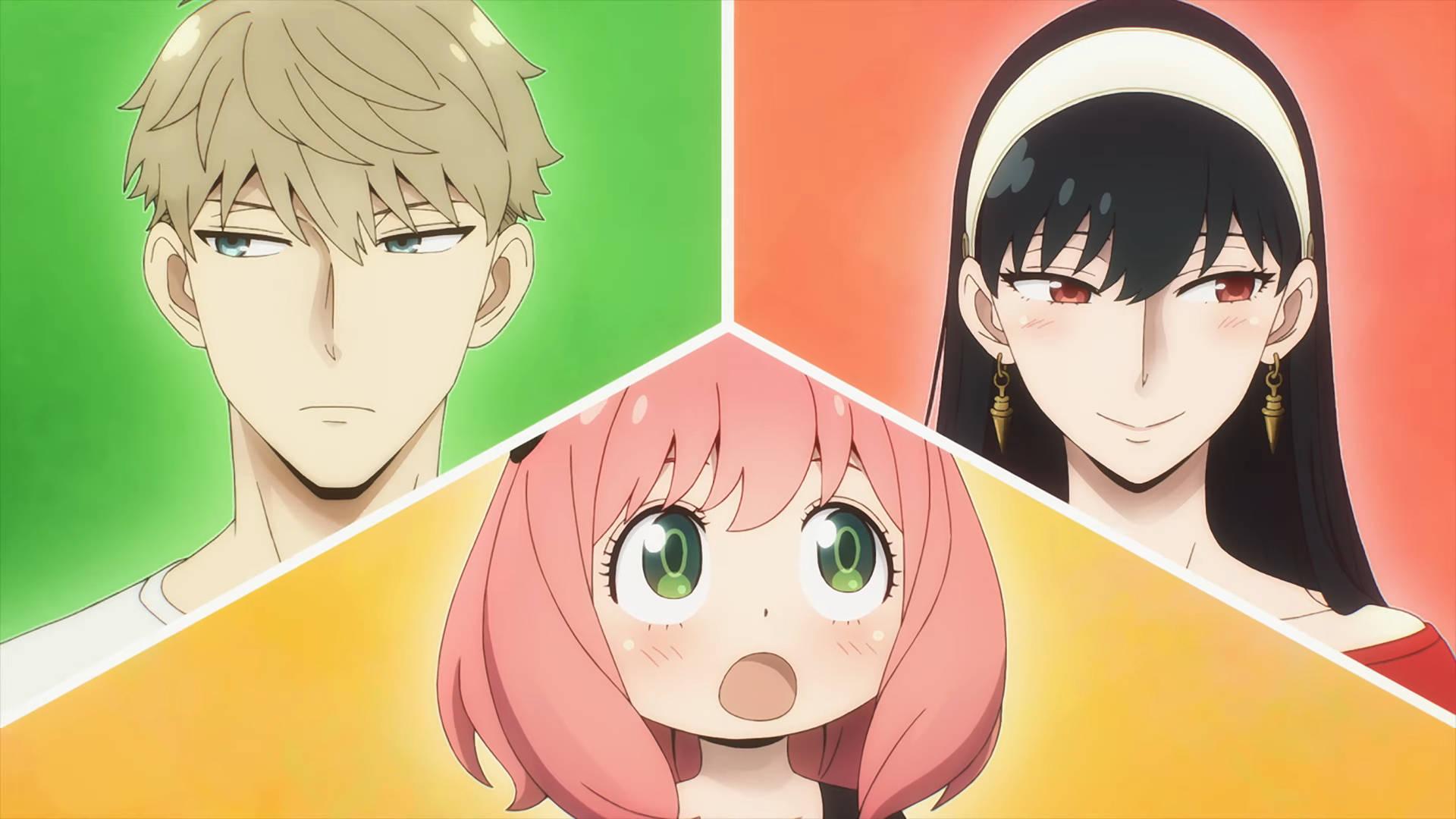 Spy X Family Face Profile Art — 1920x1080 wallpaper