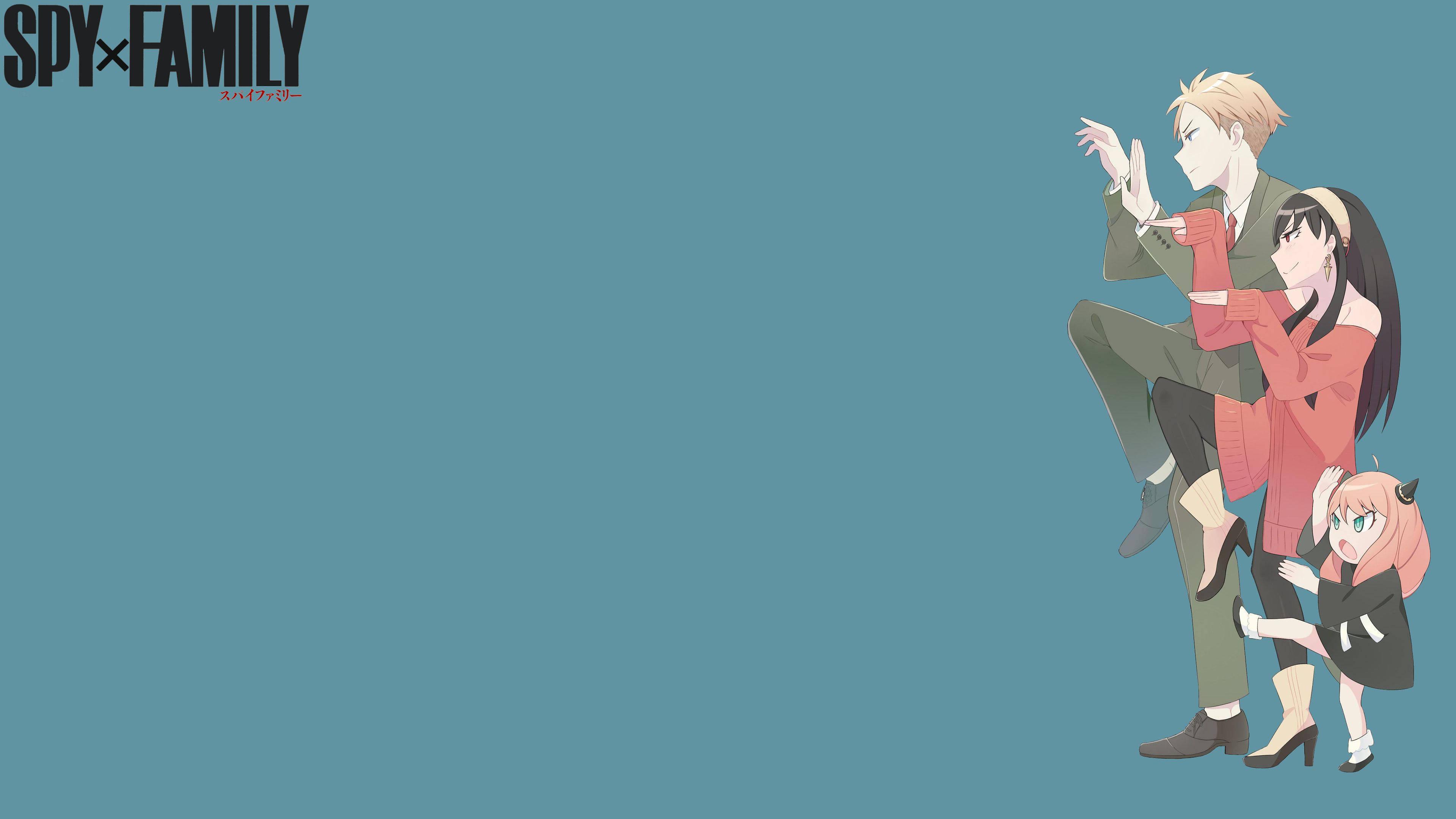 Spy X Family Wacky Pose — 3840x2160 wallpaper