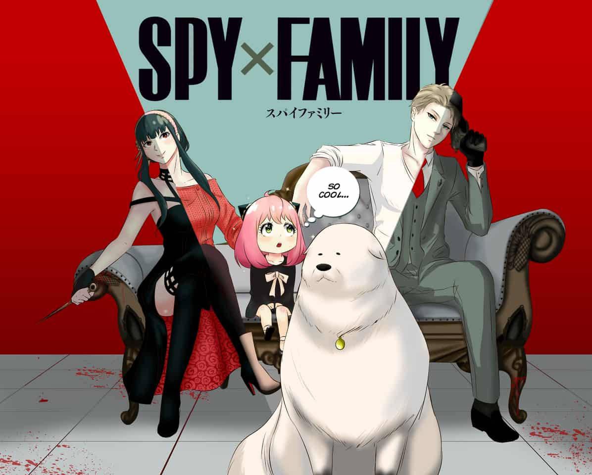 Spy X Family With Dog Bond — 1196x960 wallpaper