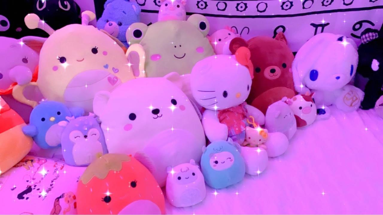 Squishmallows Collection Pink Aesthetic — 1280x720 wallpaper