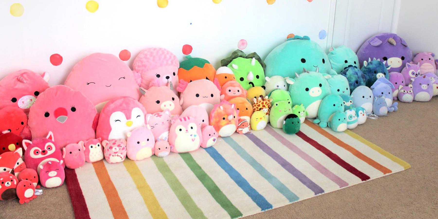 Squishmallows Toy Collection — 1801x901 wallpaper