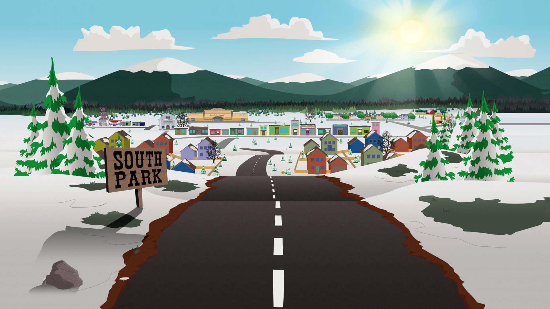 Stan and Kyle Go to South Park Elementary — 1920x1080 wallpaper