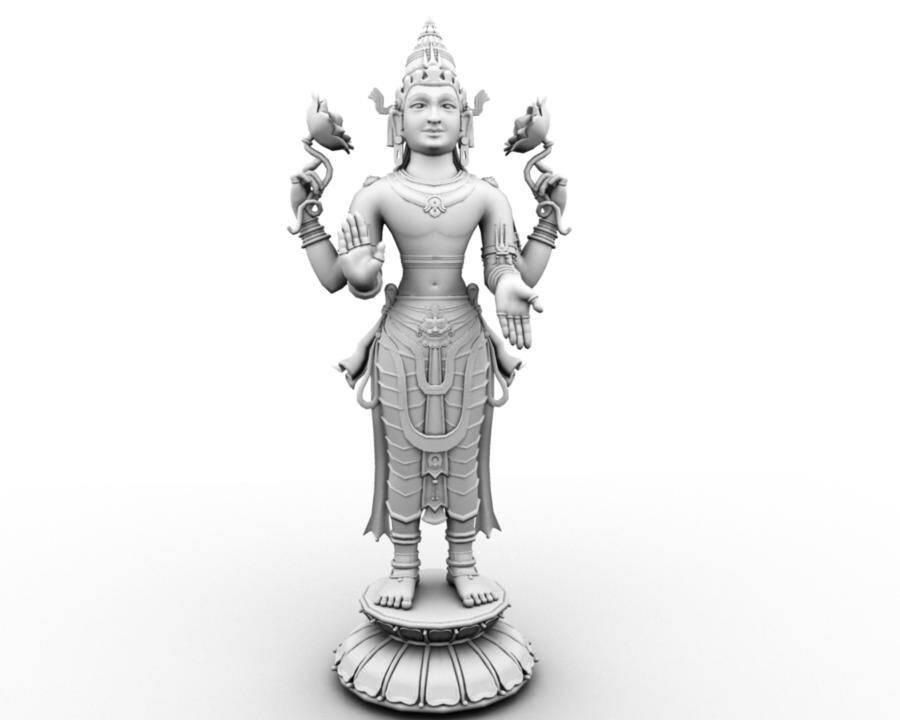 Standing Surya Bhagwan 3D Model — 900x720 wallpaper