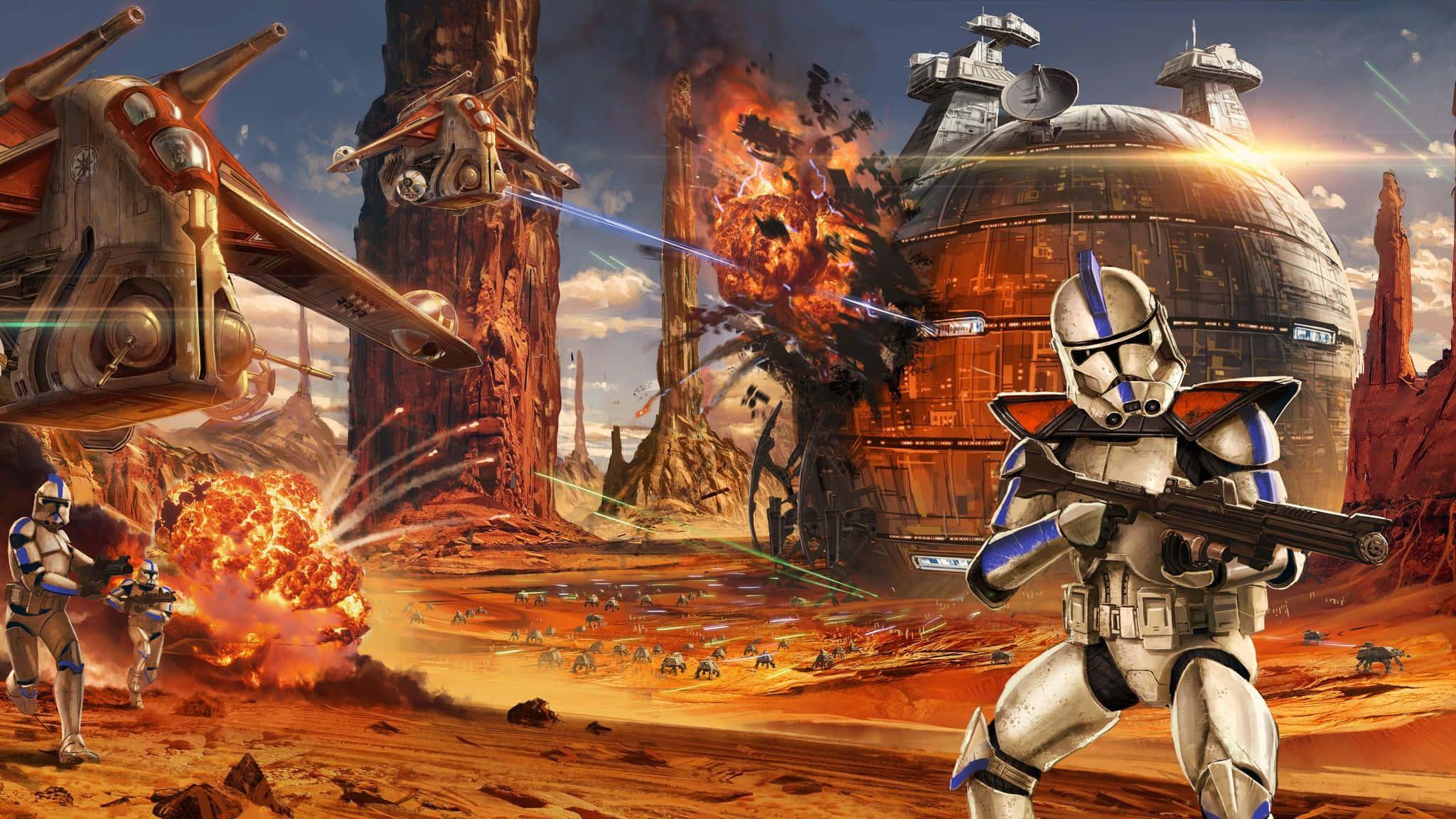 star wars clone wars - screenshot thumbnail — 2048x1152 wallpaper