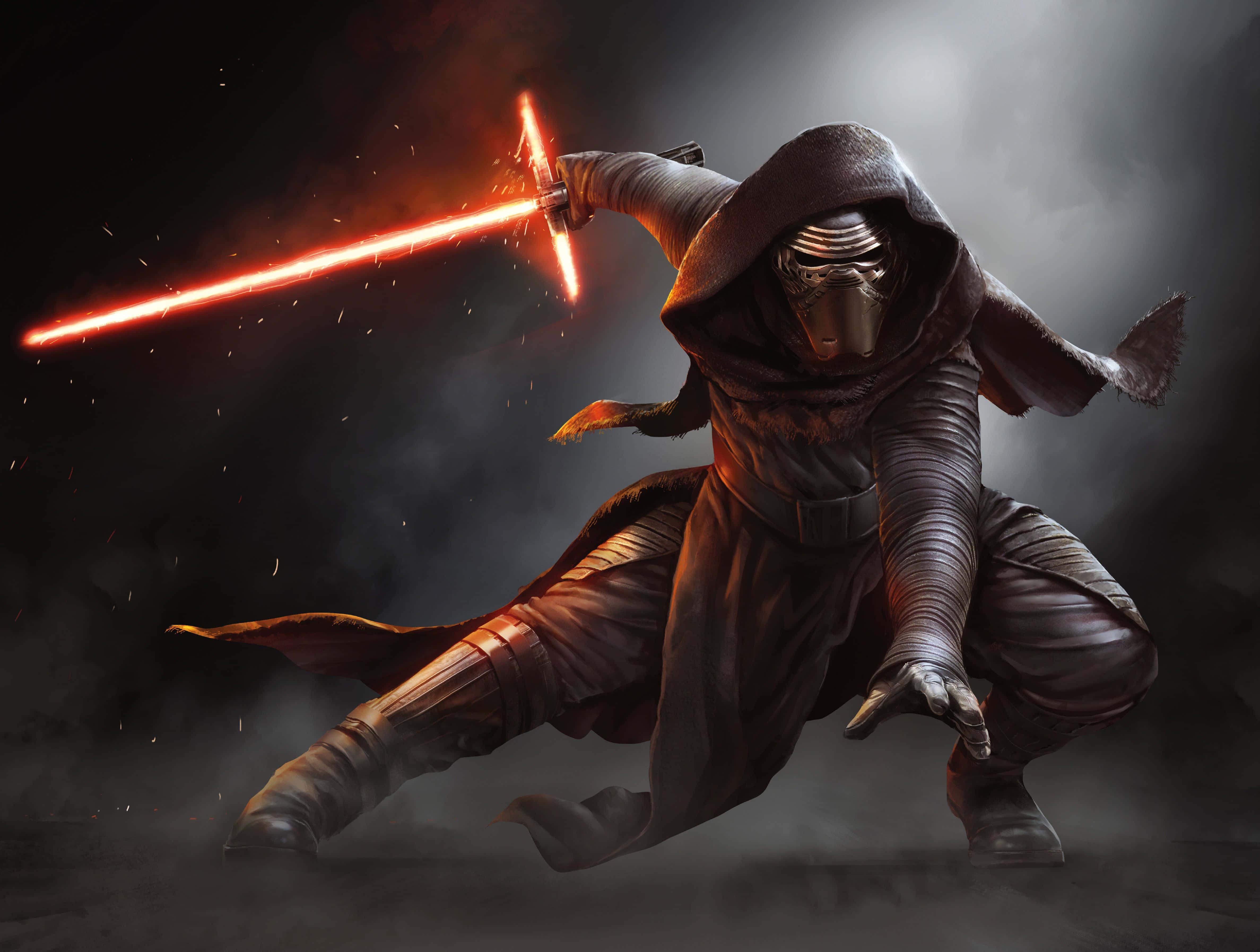 Star Wars Kylo Ren Dark Background