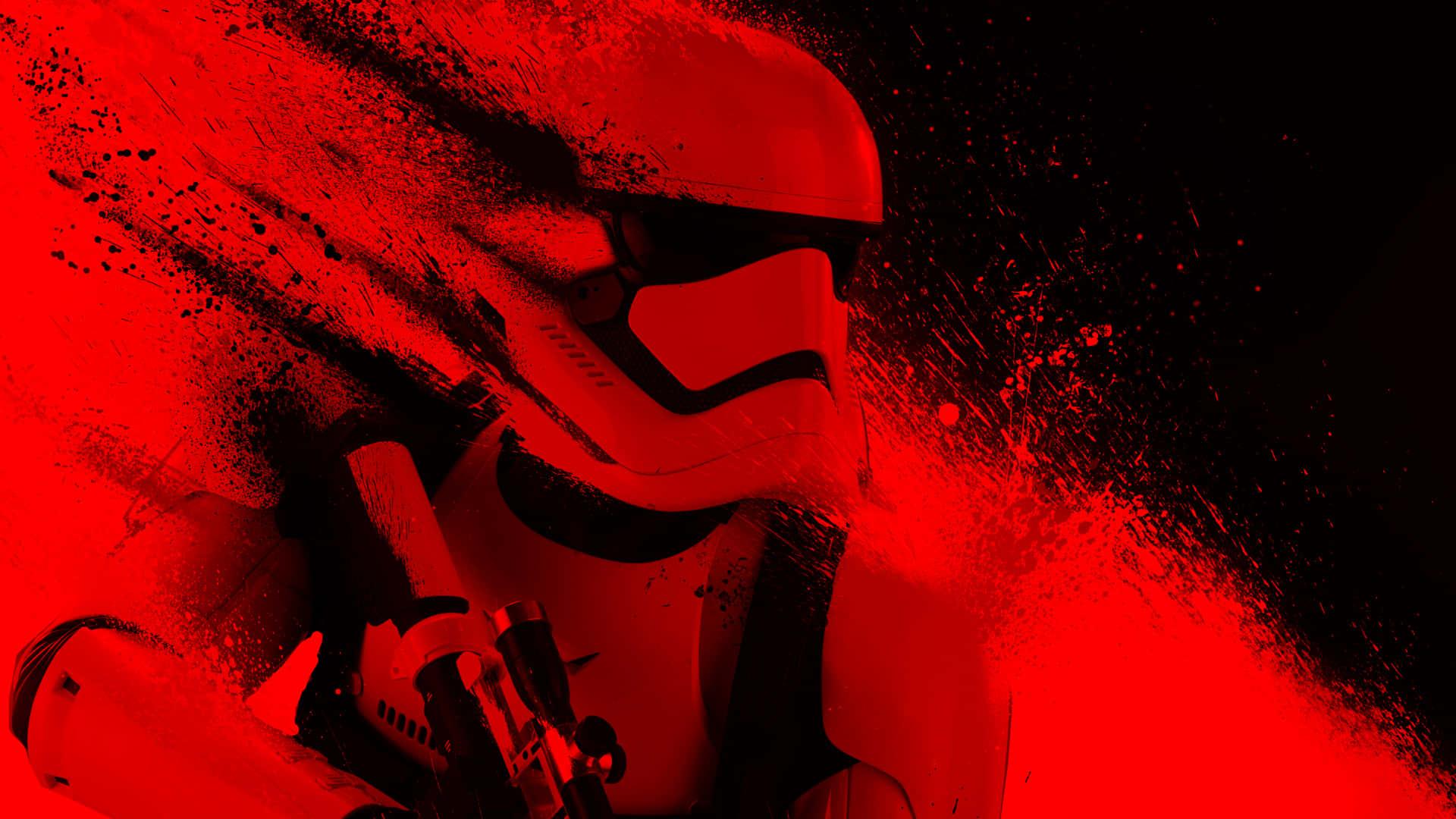Star wars roter sturmtruppler hintergrund