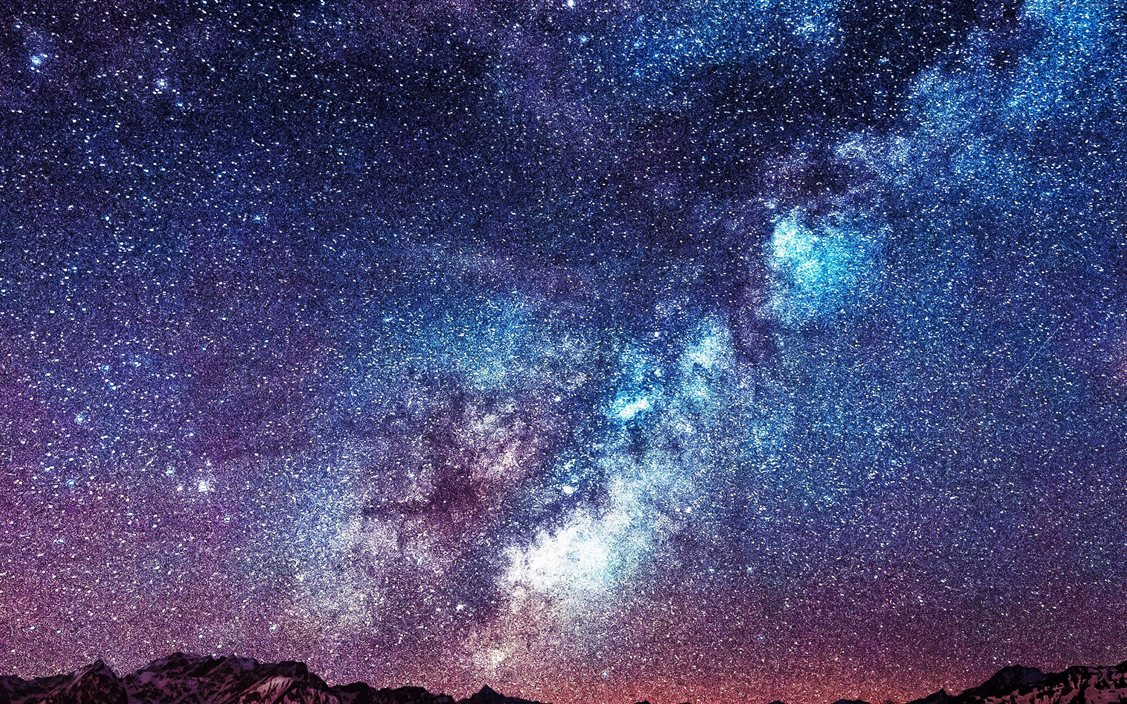Stars And Nebula 4k Space — 3840x2400 wallpaper