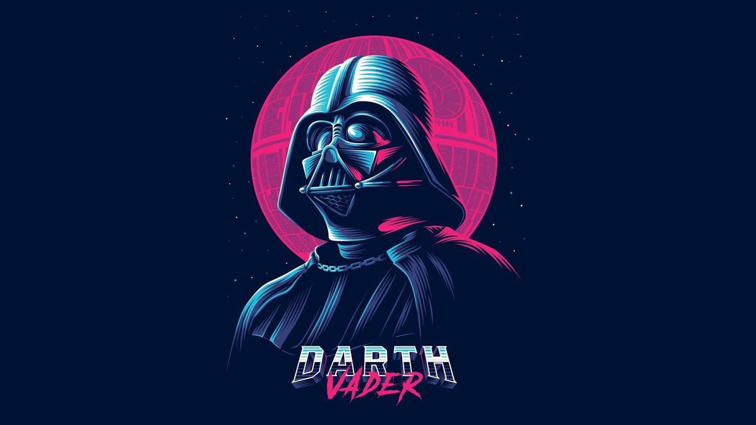 Stay connected to the dark side with Whatsapp and Darth Vader — 2560x1440 wallpaper