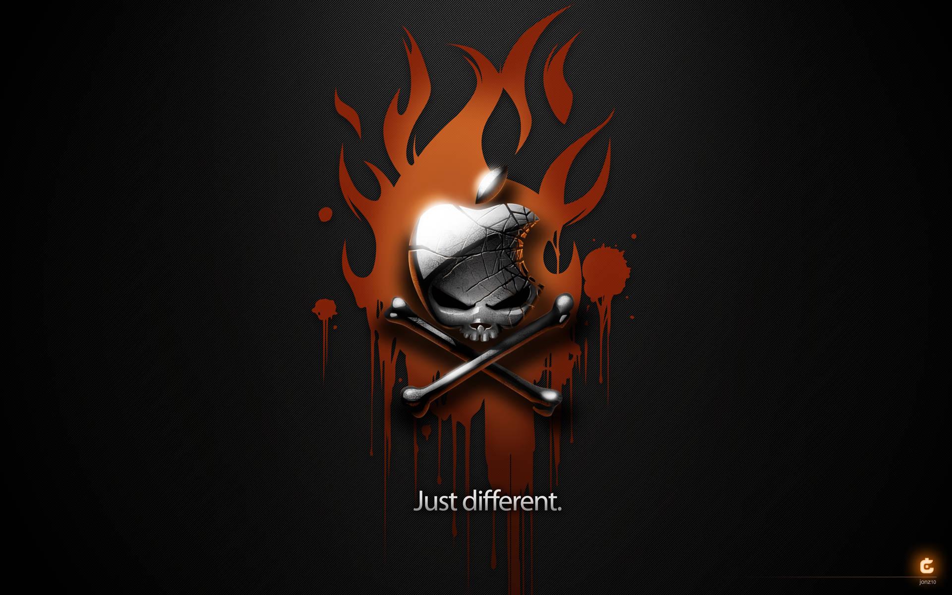 Stay safe online with new Apple ID hacker logo — 1920x1200 wallpaper