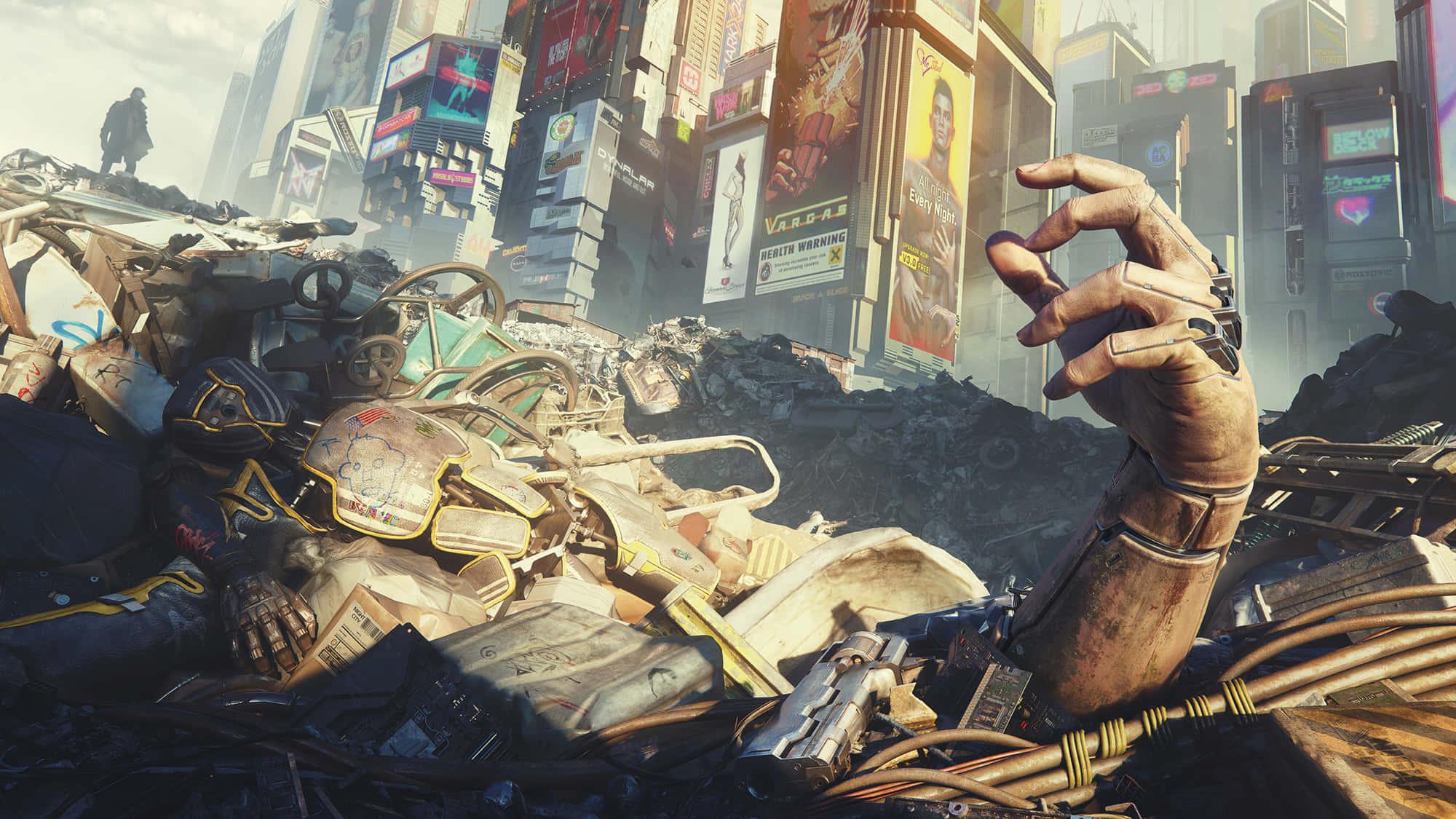 Step into A Cyberpunk Future — 2000x1125 wallpaper