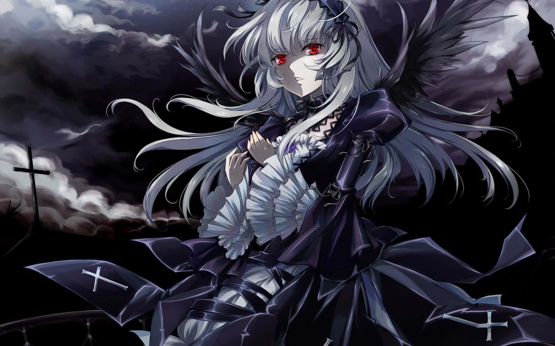 Step into the darkness with this dark anime art — 1920x1200 wallpaper