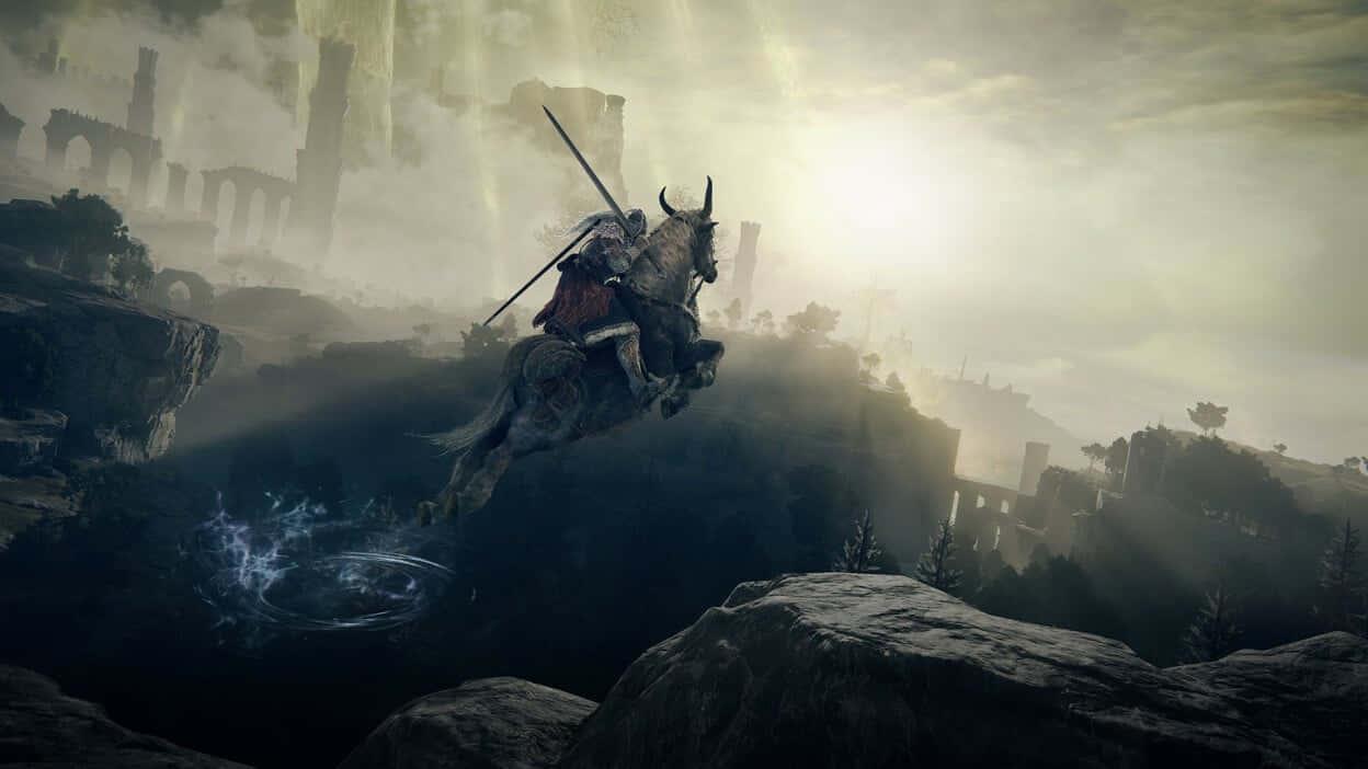 Step into the mythical world of Elden Ring — 1248x702 wallpaper