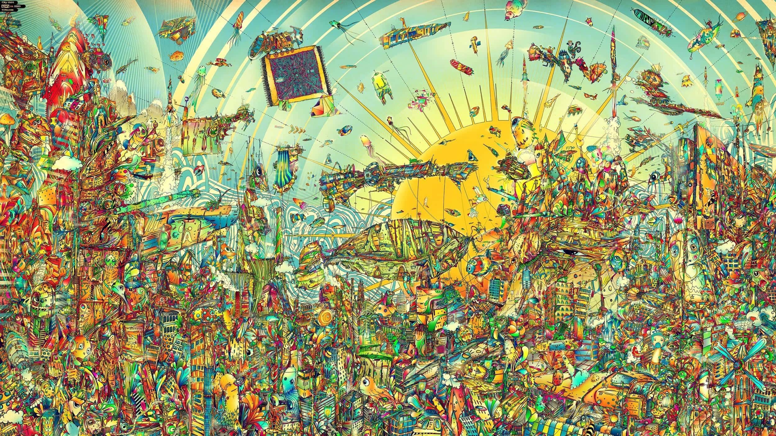 Step Into the Psychedelic World — 2500x1406 wallpaper