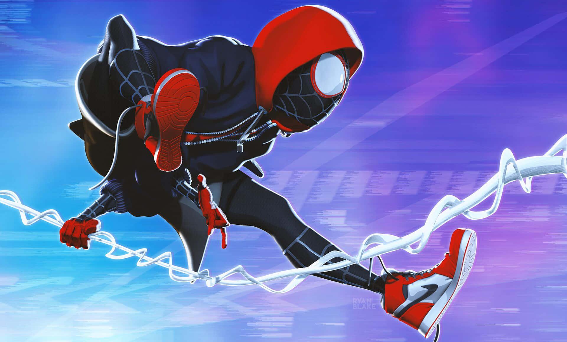 Step into the shoes of Miles Morales, an urban teen with spider powers. — 1920x1160 wallpaper