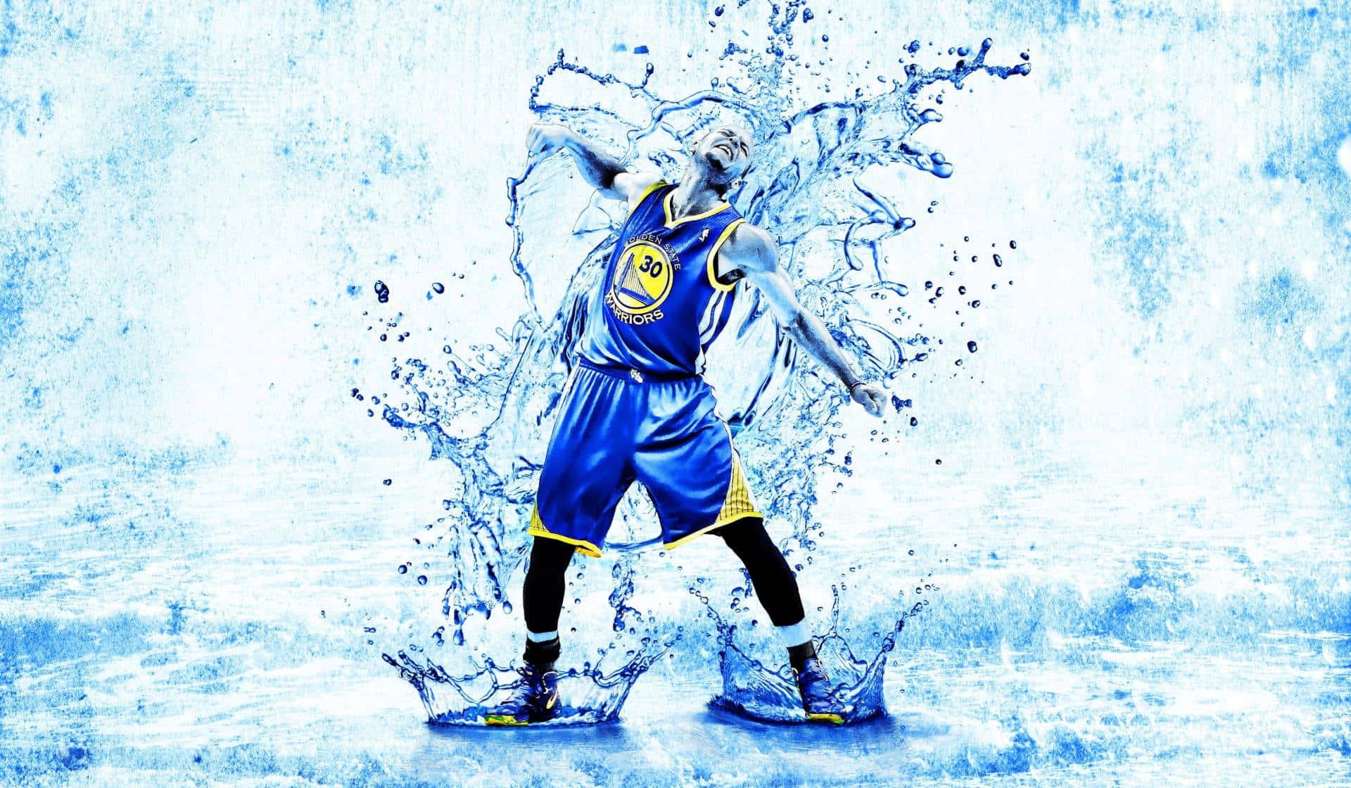 Stephen Curry in action on the basketball court — 1920x1120 wallpaper