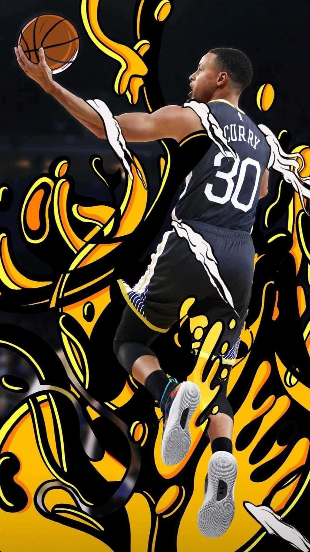 Stephen Curry, MVP of the 2014-15 NBA Season — 1077x1914 wallpaper