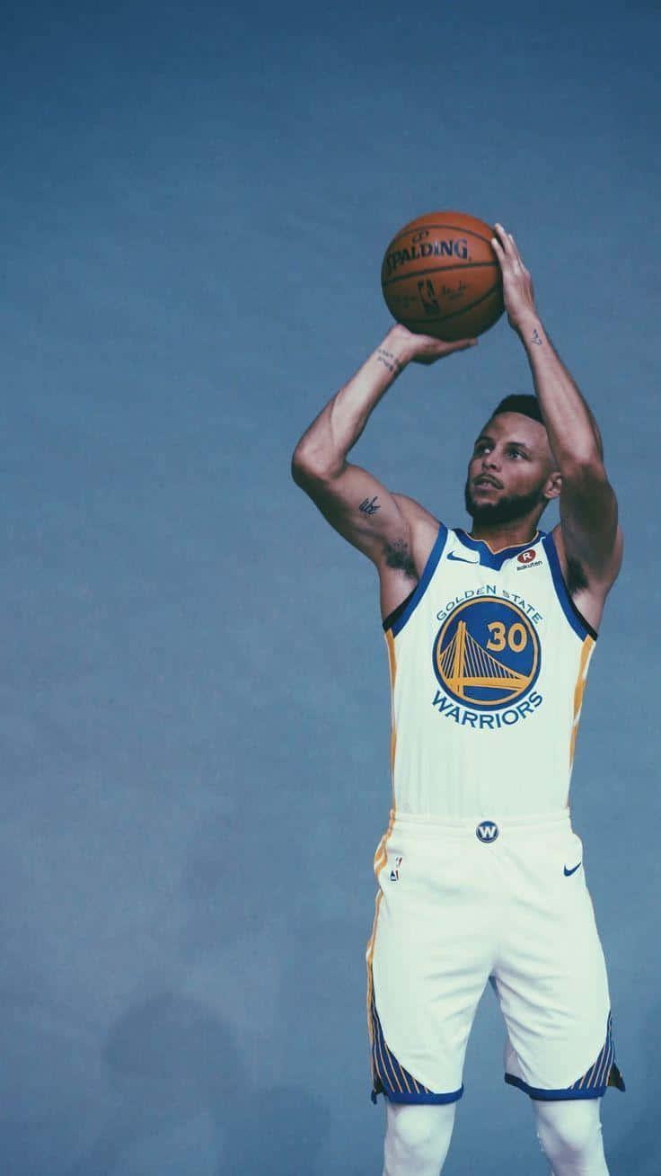 Stephen Curry Speeding Through Defense — 736x1308 wallpaper