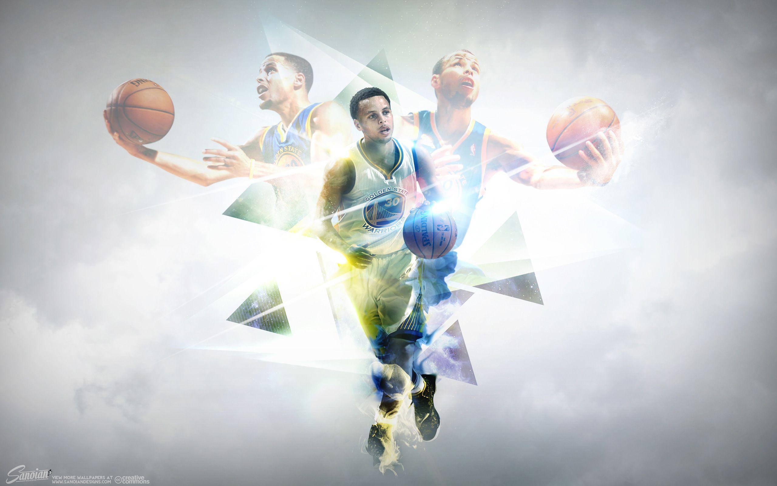 Stephen Curry Three Images — 2560x1600 wallpaper