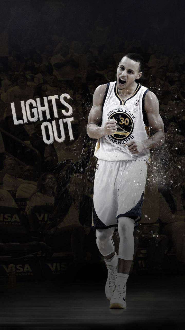 Stephen Curry With Text Poster — 720x1280 wallpaper