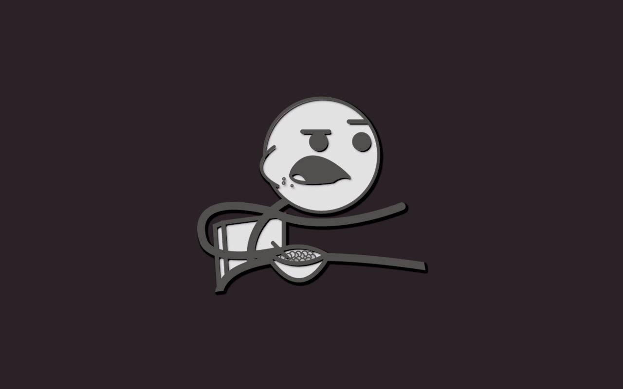 Stickman Cereal Guy Funny Meme — 1280x800 wallpaper