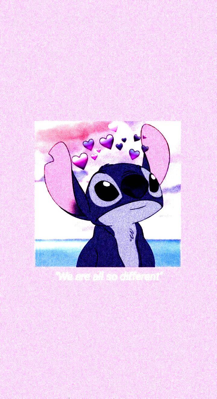 Stitch With Hearts Instagram PFP — 720x1322 wallpaper