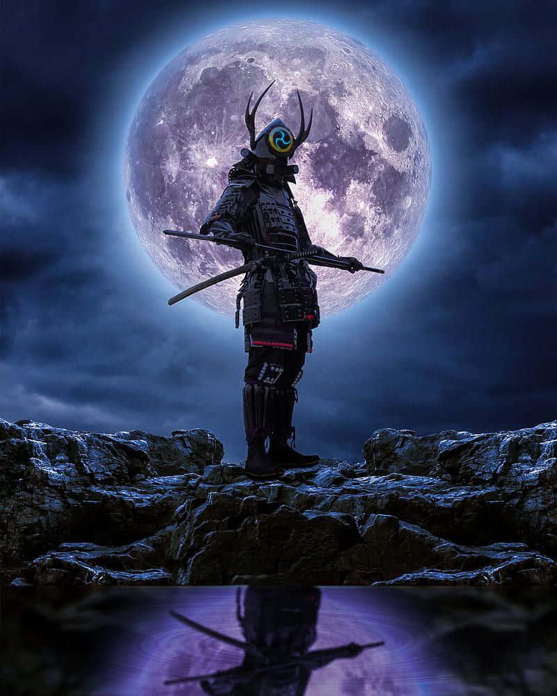 stoic samurai in traditional attire — 800x1000 wallpaper