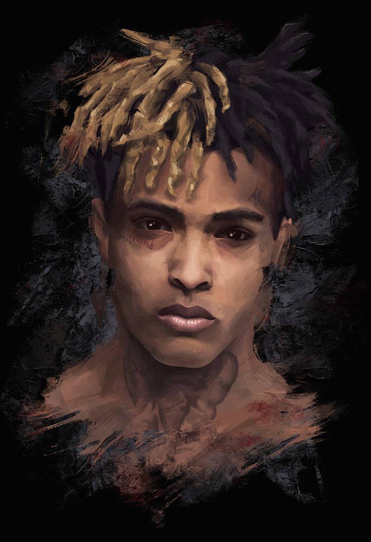 Street art inspired by Xxxtentacion — 736x1075 wallpaper