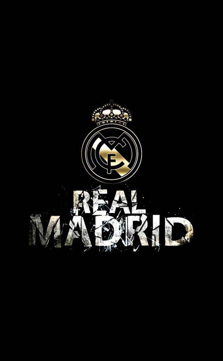 Striking Black and Gold Real Madrid Wallpaper. — 740x1196 wallpaper