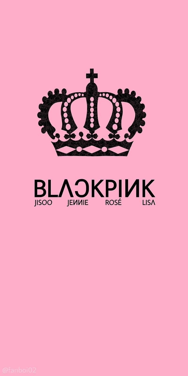 Striking Blackpink Logo with a Dark Background — 800x1600 wallpaper