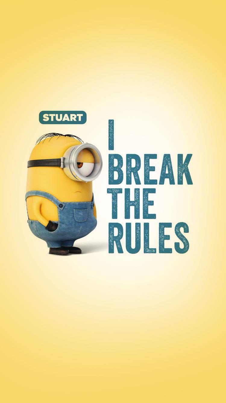Stuart The Minion Quote — 750x1334 wallpaper