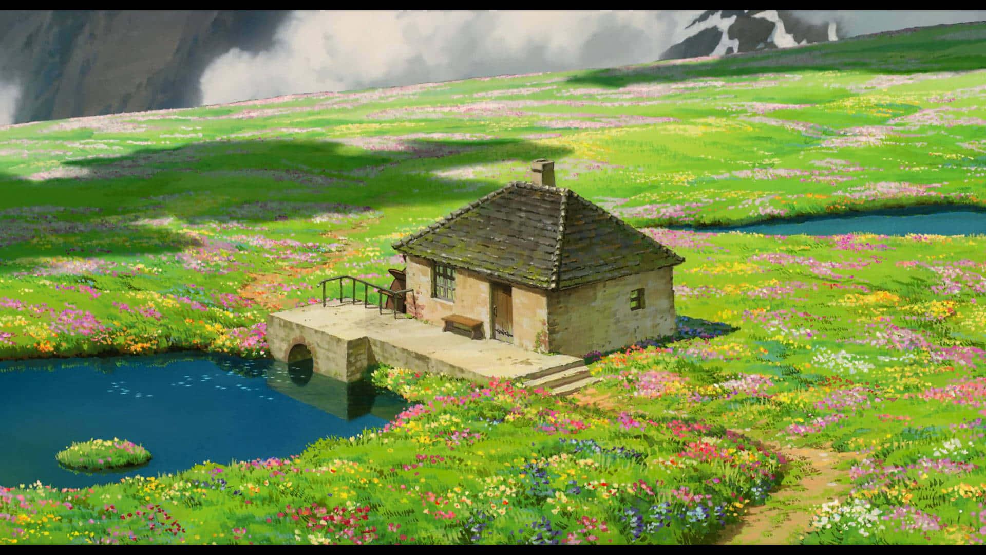 Studio Ghibli Magical Landscape — 1920x1080 wallpaper