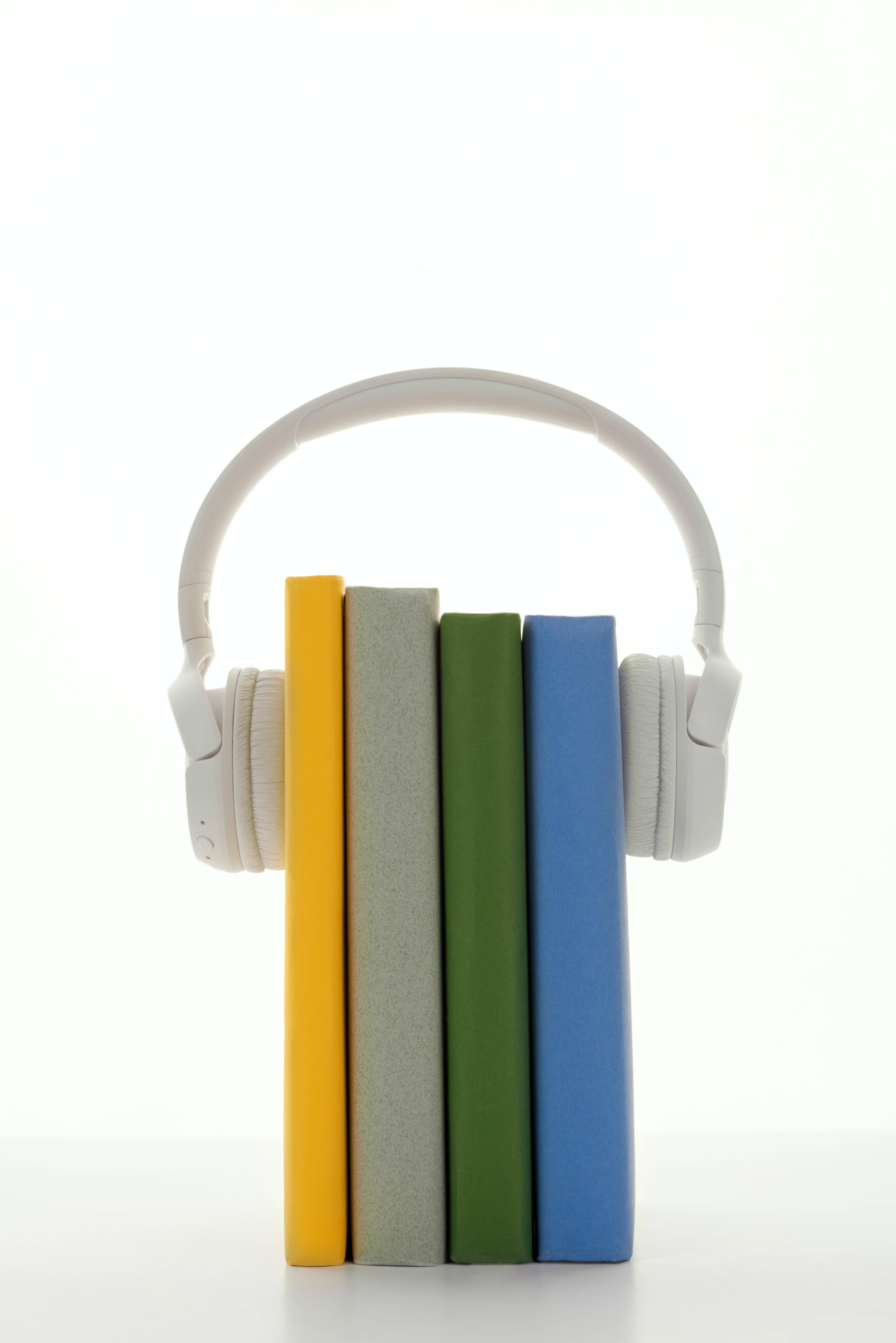 Study Motivation Books and Headphones — 4912x7360 wallpaper