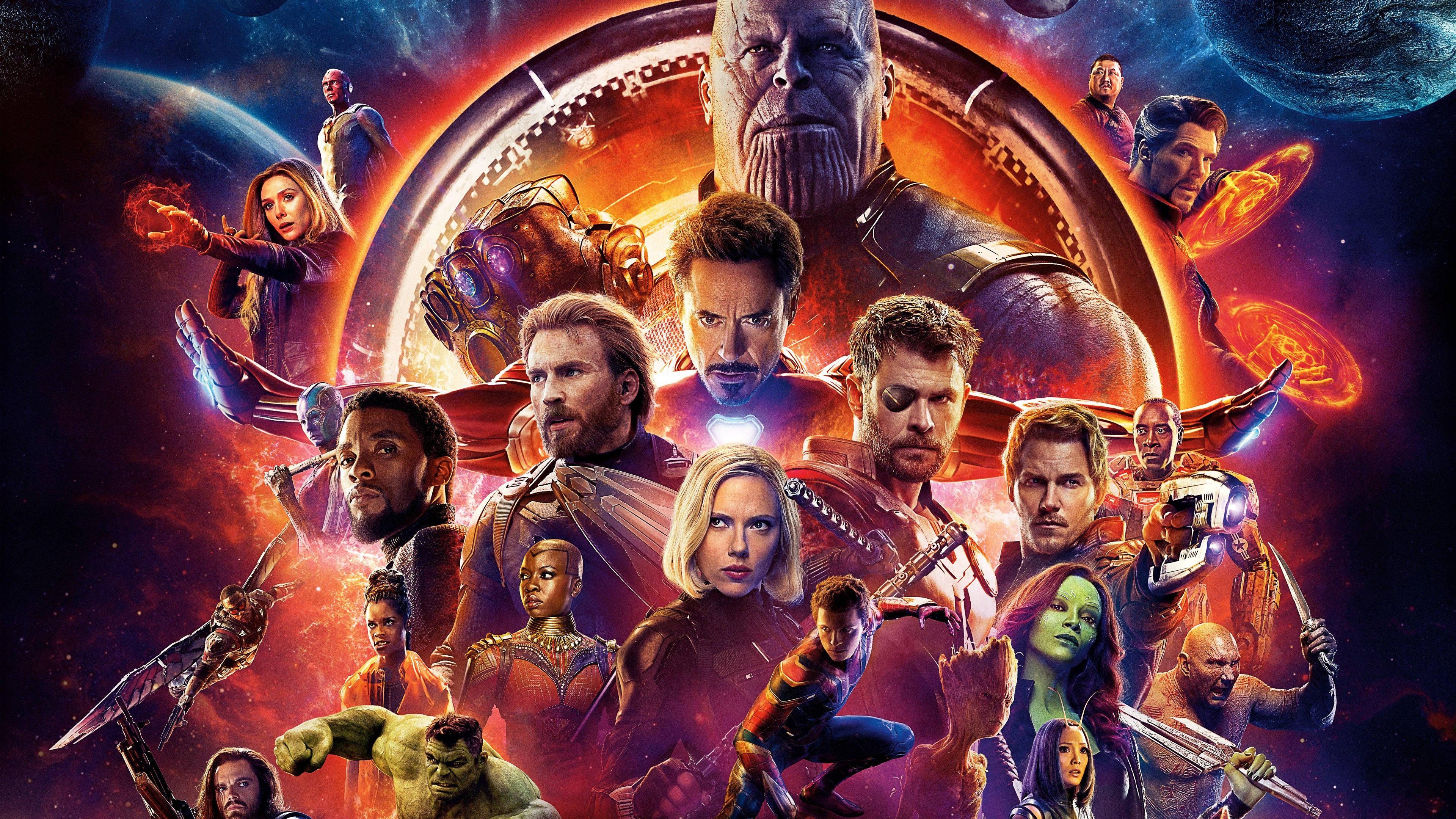 Stunning 4K Avengers Team Artwork Wallpaper — 3840x2160 wallpaper
