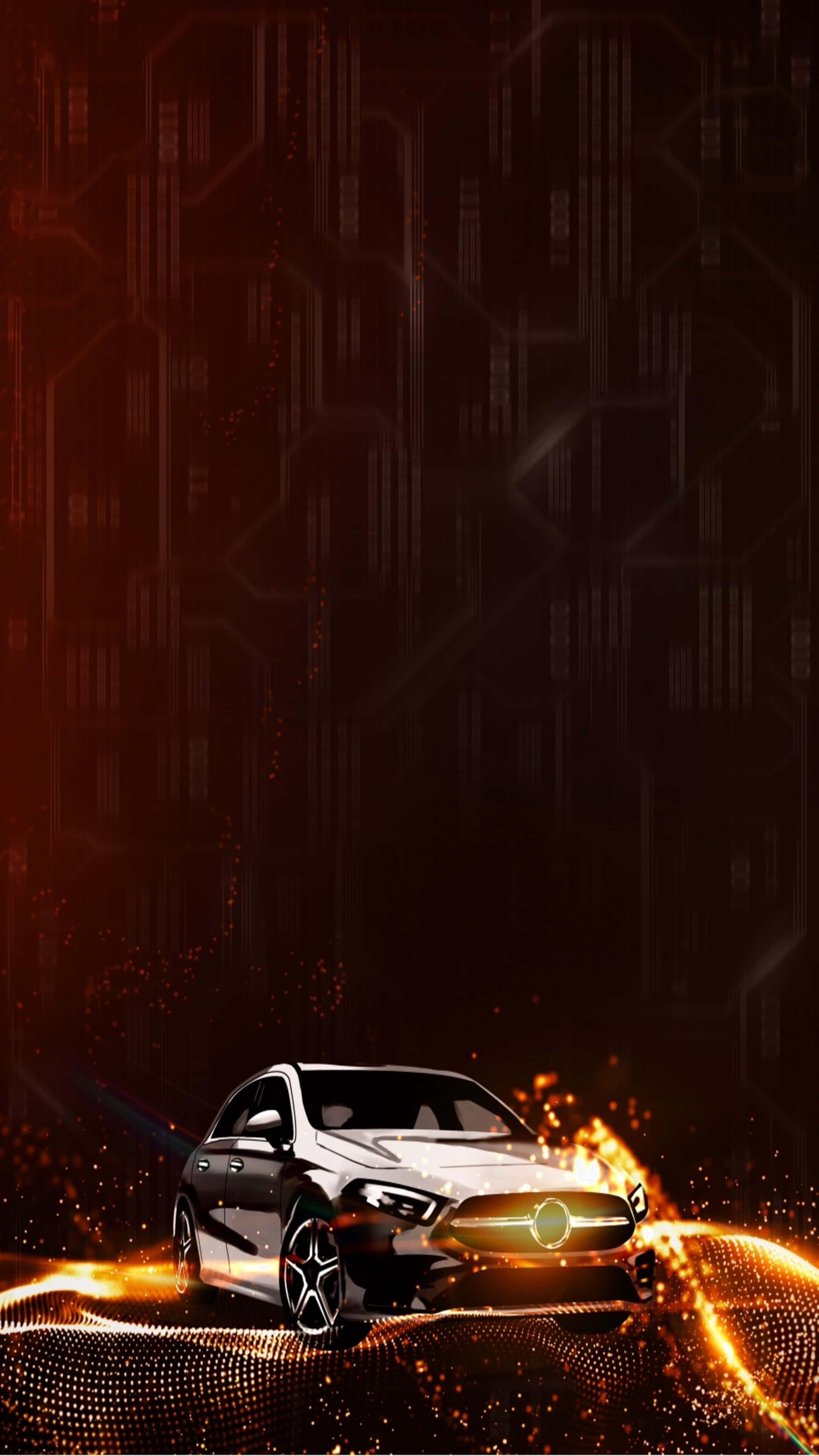 Stunning 4K Car Background Showcasing a Luxurious Sports Car — 2160x3840 wallpaper