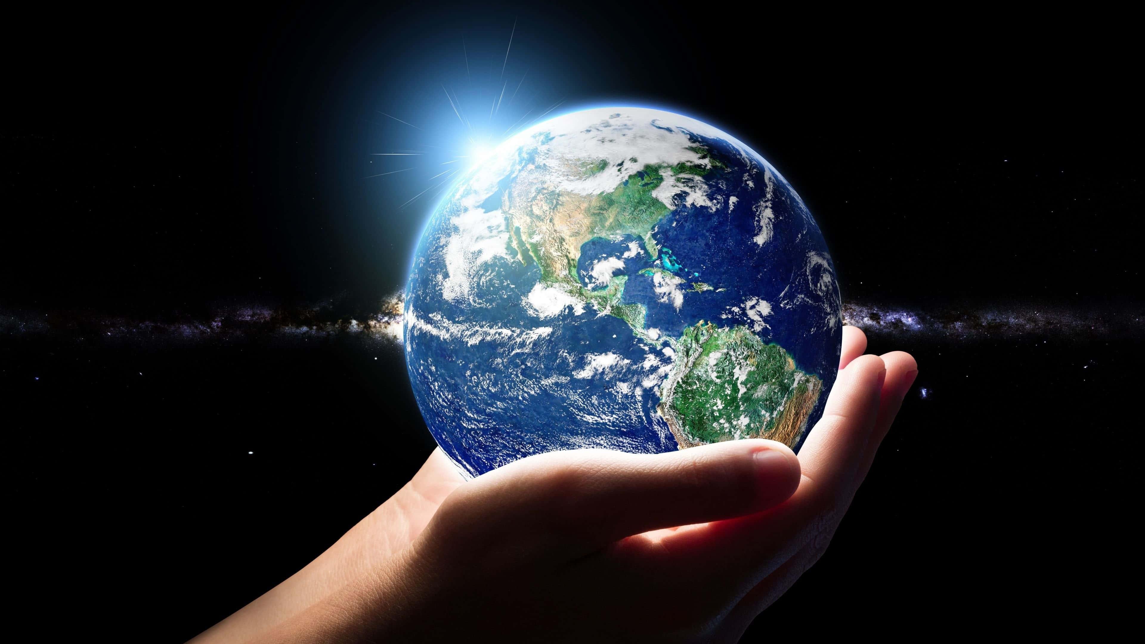 Stunning Glimpse of Planet Earth — 3840x2160 wallpaper