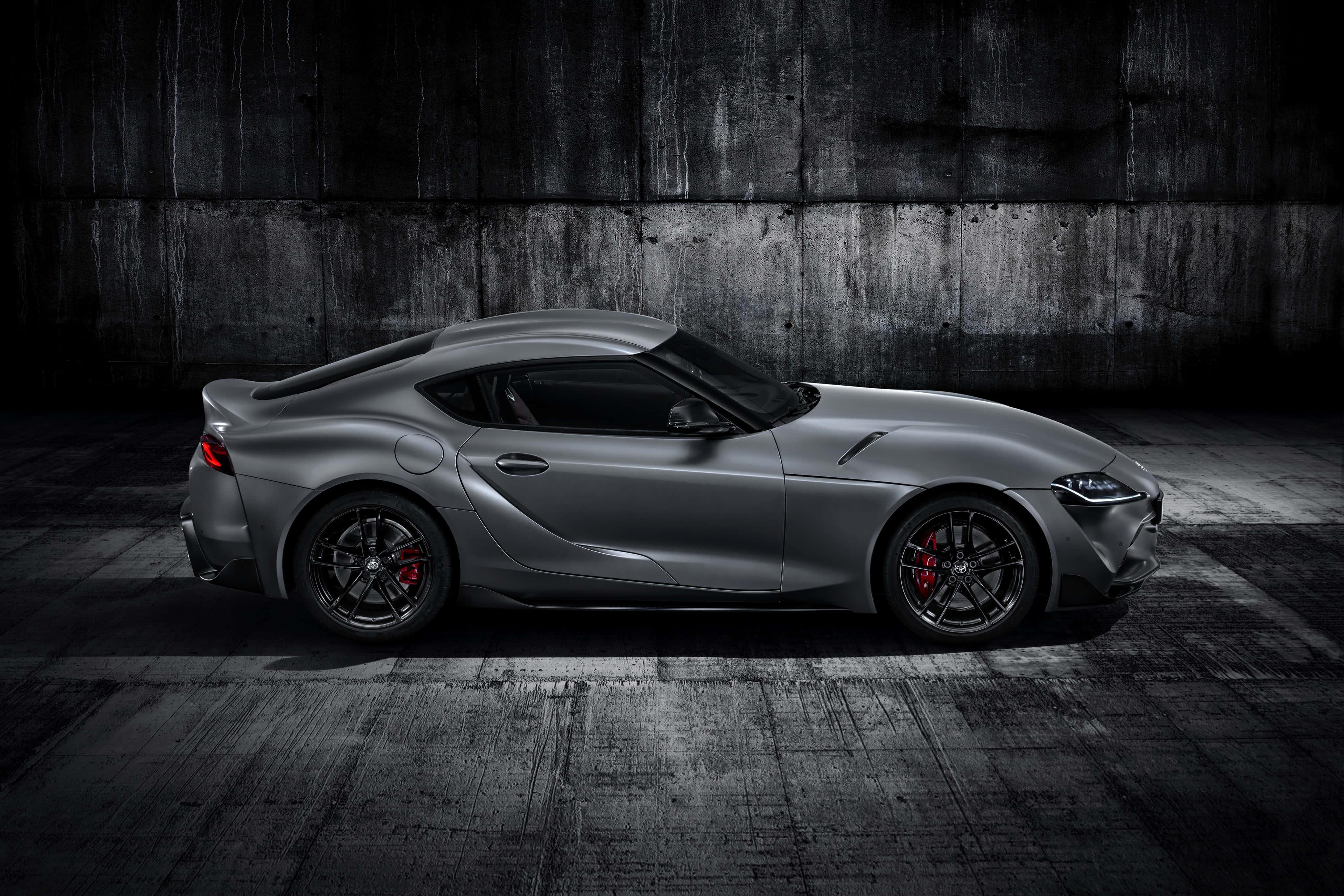 Stunning Toyota Supra showcasing its eloquent curves — 4096x2732 wallpaper