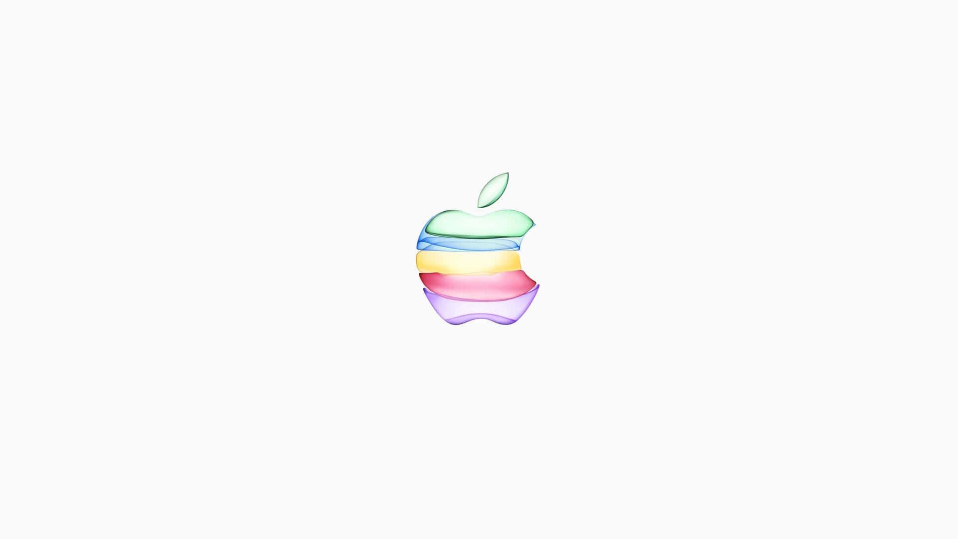 Stylish Apple Logo Background — 1920x1080 wallpaper