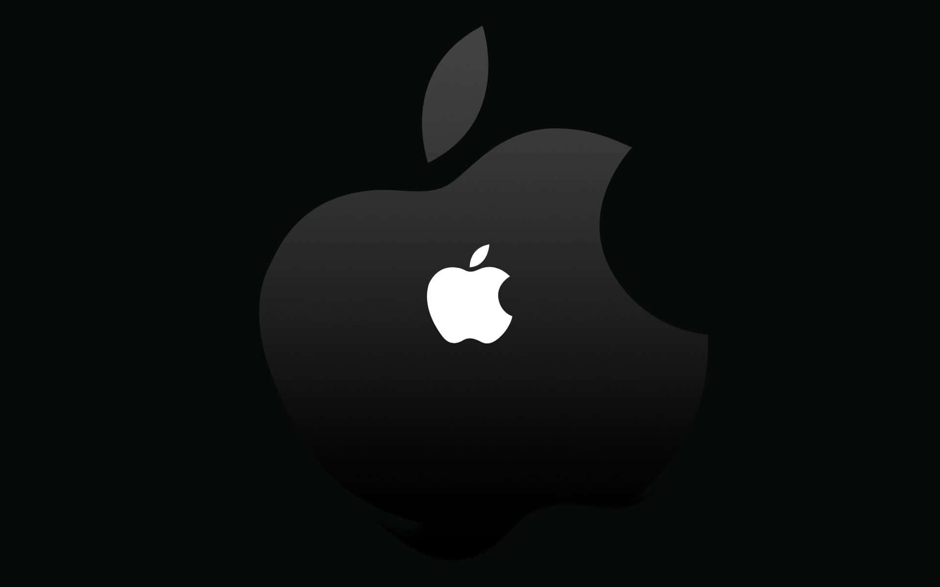 Stylish Apple logo on gradient background — 1920x1200 wallpaper