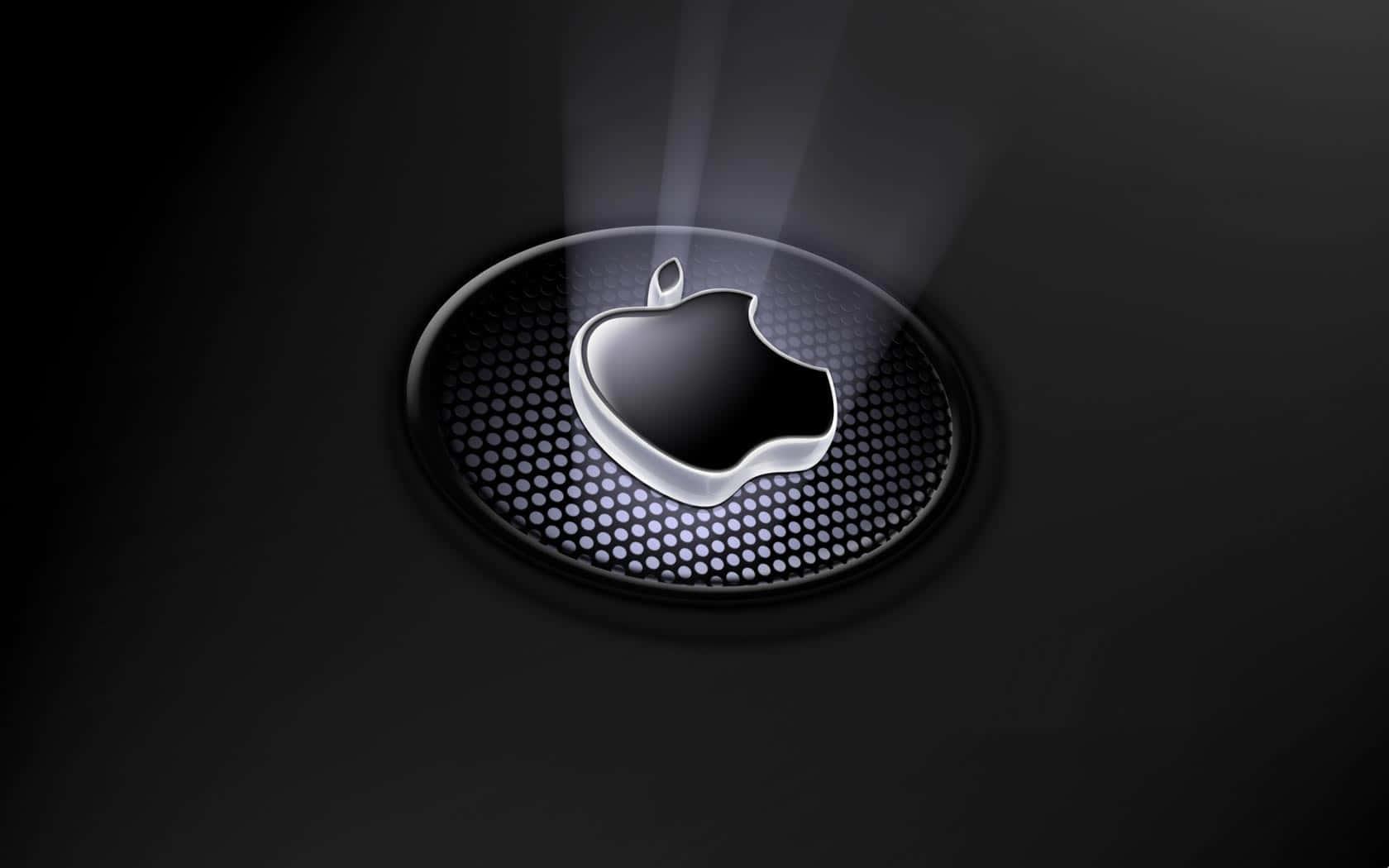 Stylish Apple logo with a stunning gradient backdrop — 1680x1050 wallpaper