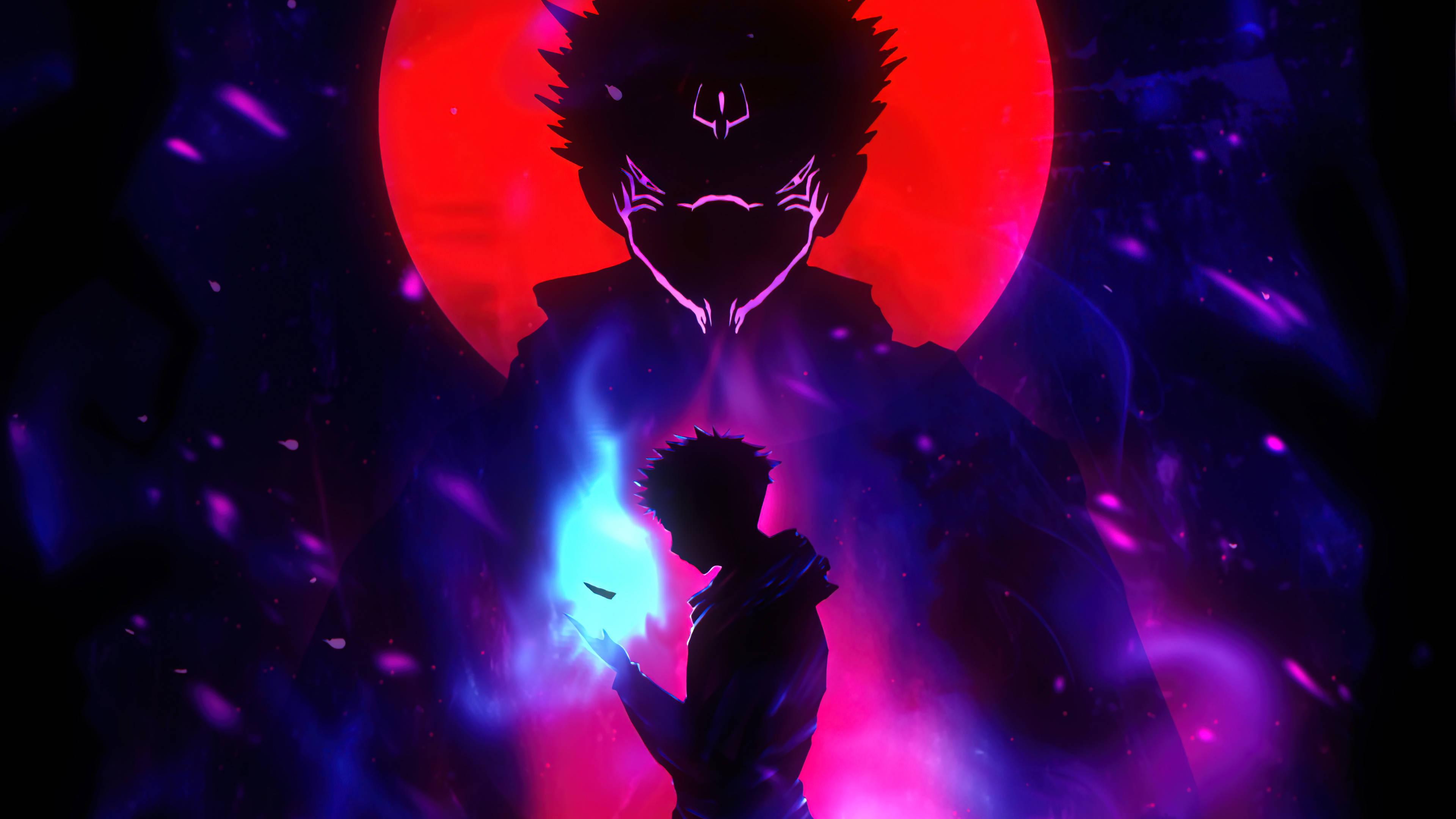 Sukuna And Yuji Silhouette