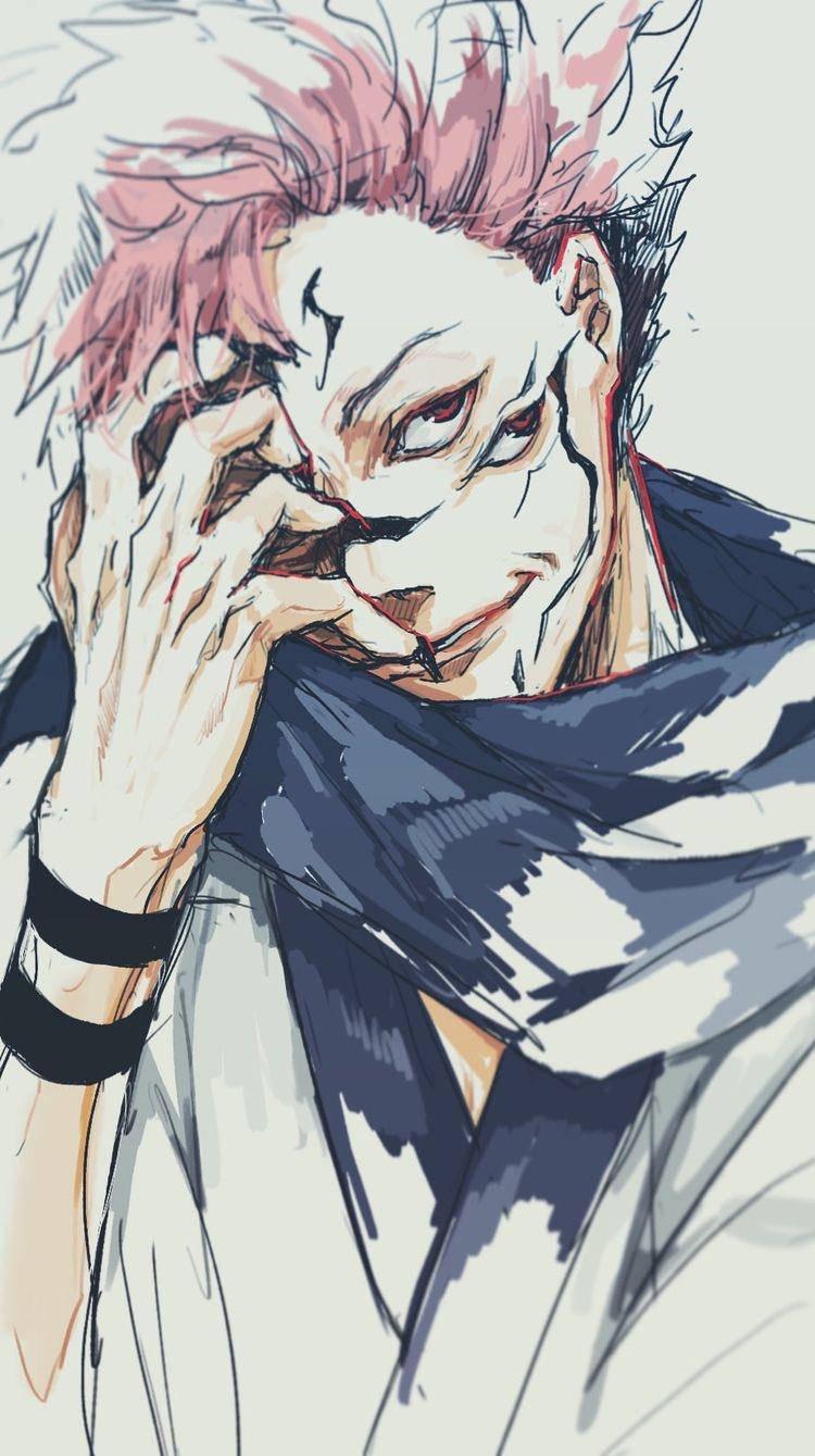 Sukuna Sketch Painting