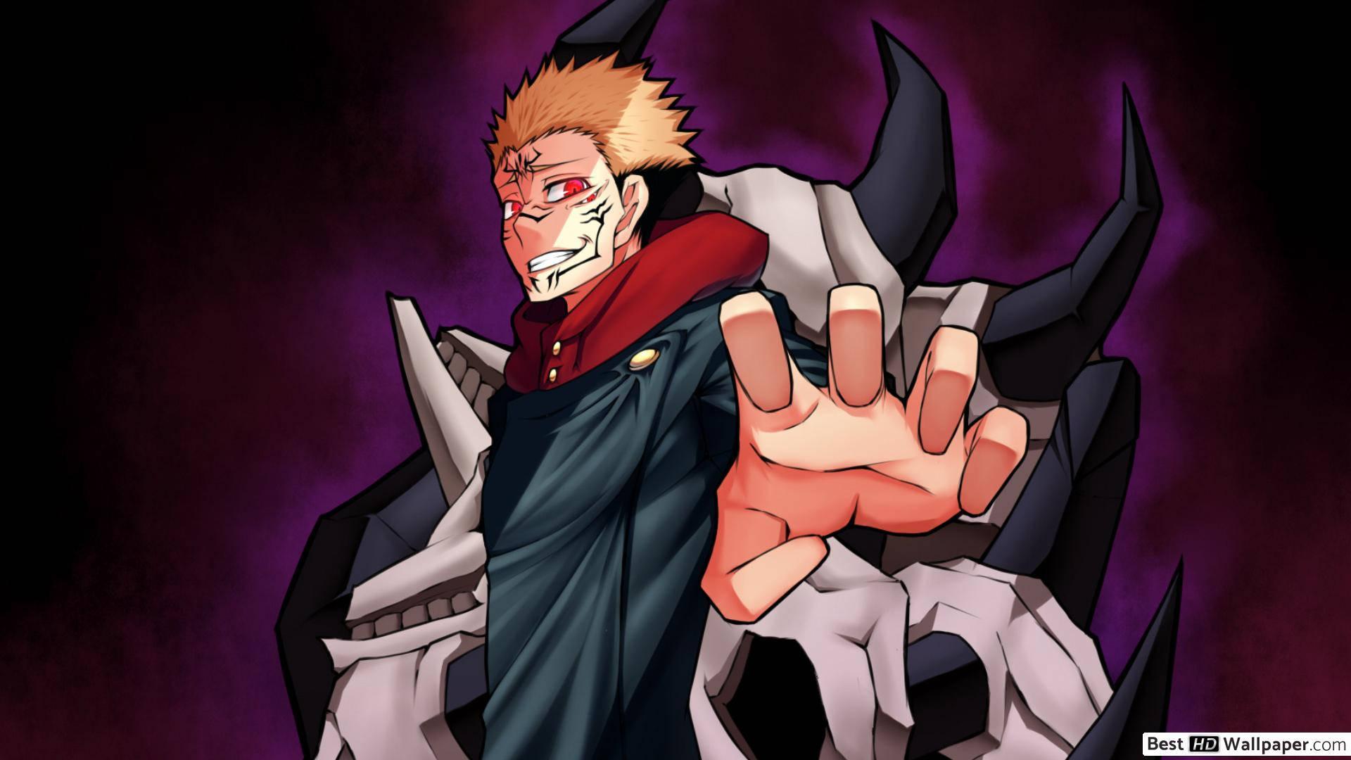 Sukuna, the King of Curses, from Jujutsu Kaisen — 1920x1080 wallpaper