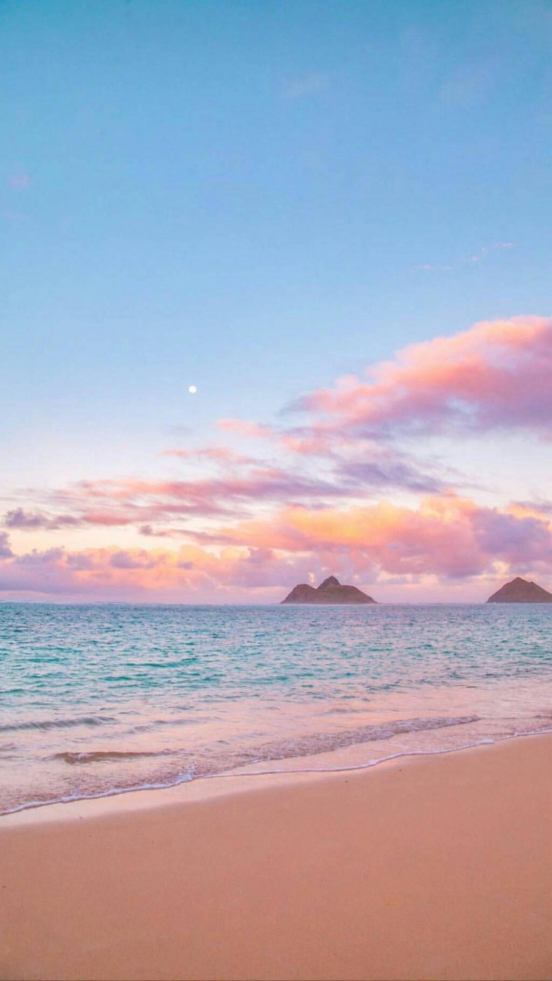 Summer iPhone Pastel Beach — 1080x1920 wallpaper