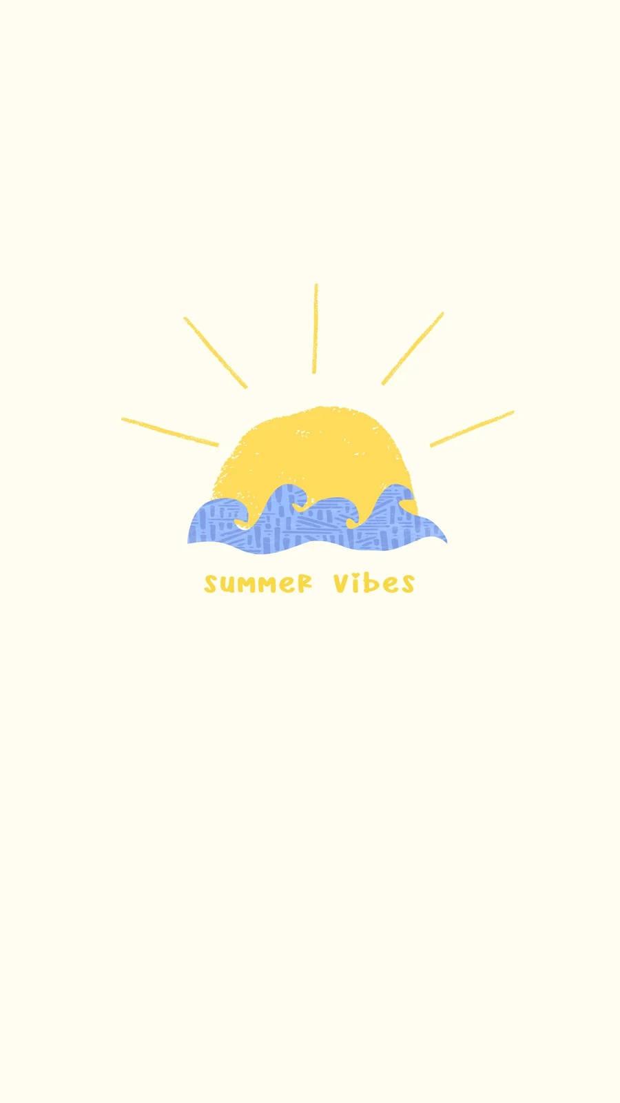 Summer Vibes Sunset Summer iPhone — 900x1600 wallpaper
