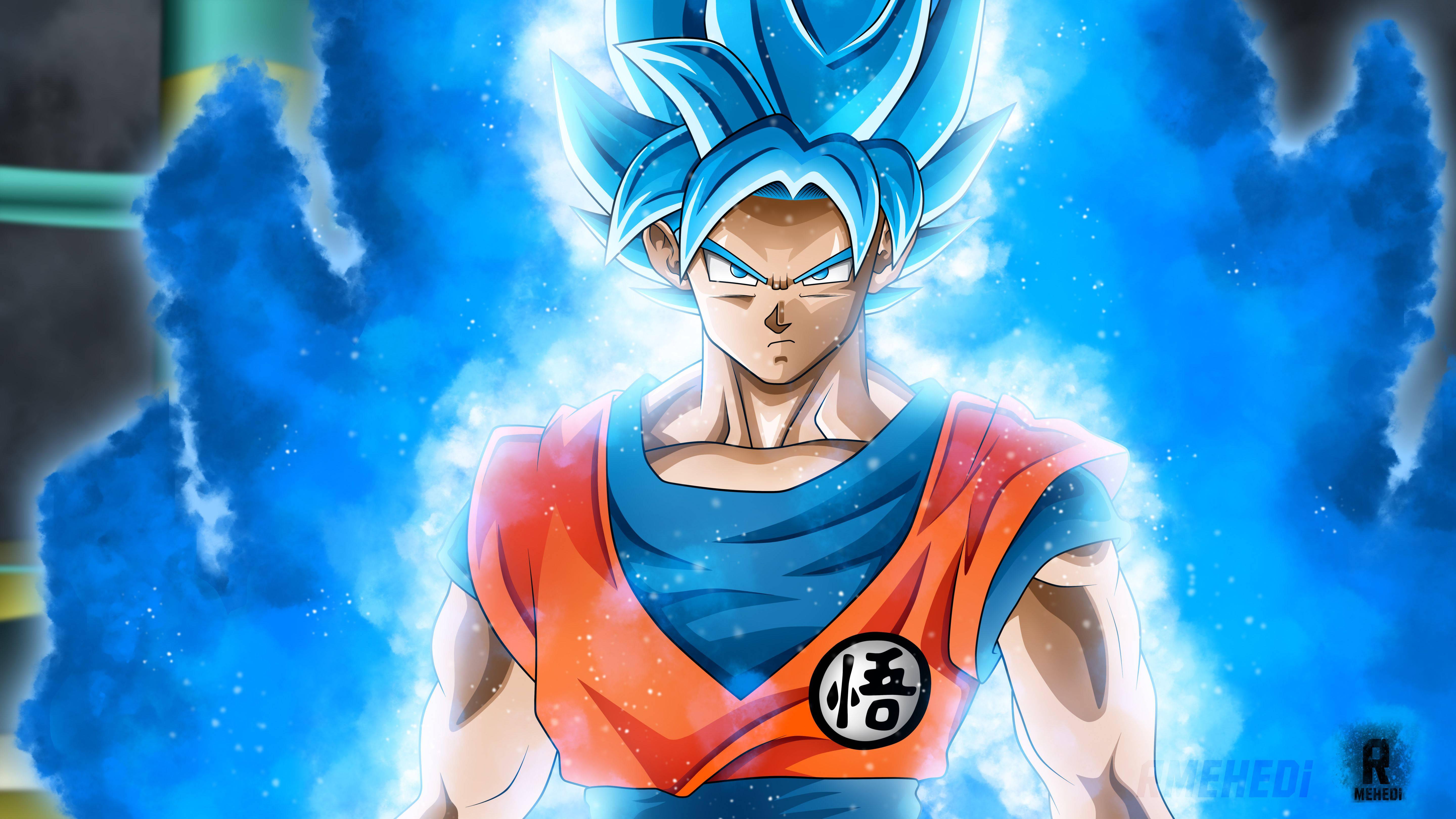 Super Saiyan Blue Goku unleashes his full power