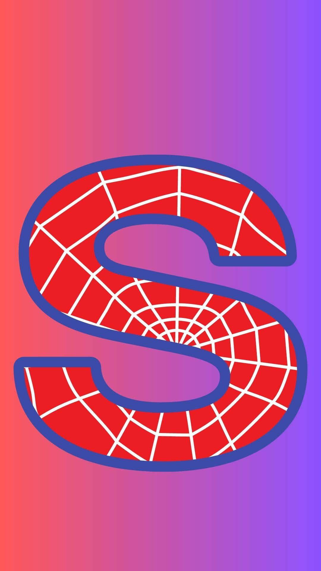 Superhero Logo With Webs Background — 1080x1920 wallpaper