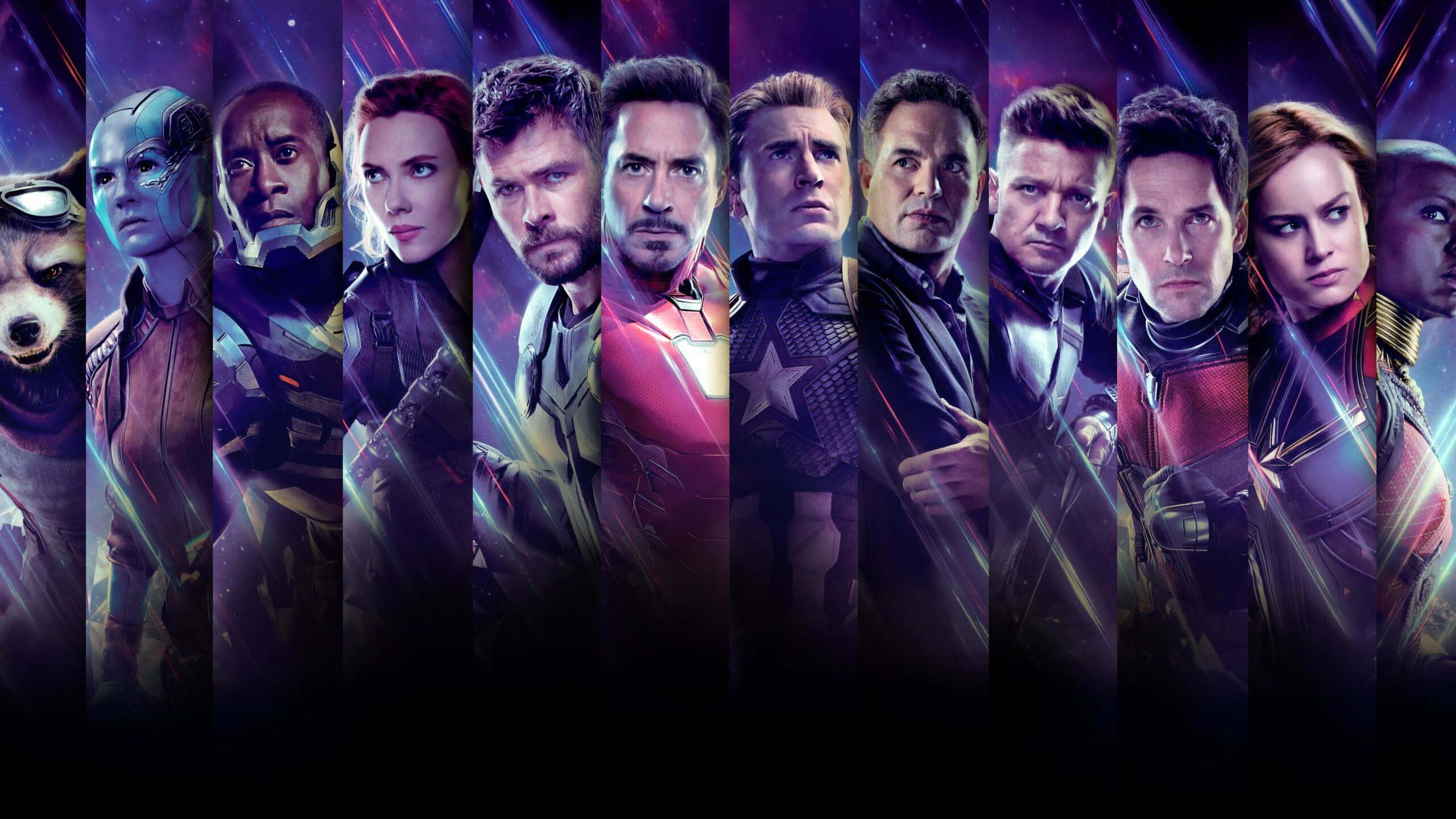 Superhero Power- The Incredible Cast of Marvel Cinematic Universe — 2560x1440 wallpaper