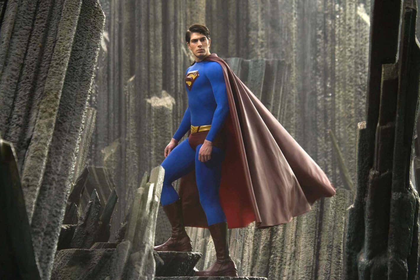 superman in the cave — 1420x946 wallpaper